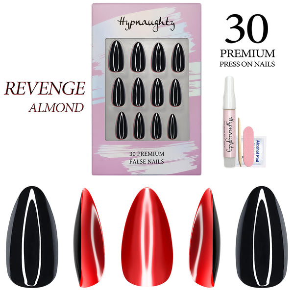 Revenge Almond Press-On Nails