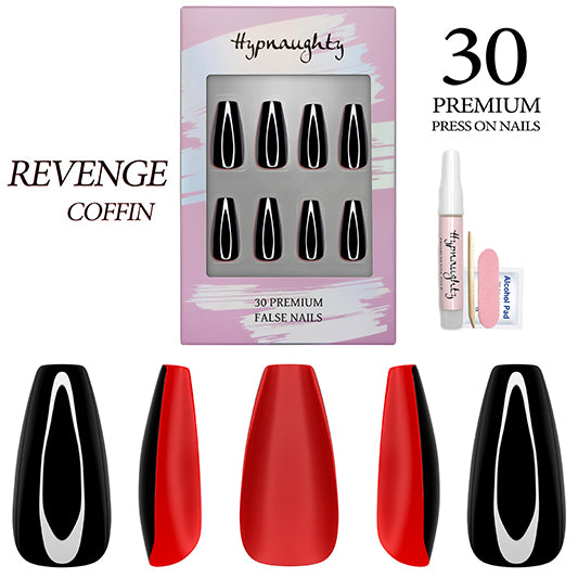 Revenge Coffin Press-On Nails