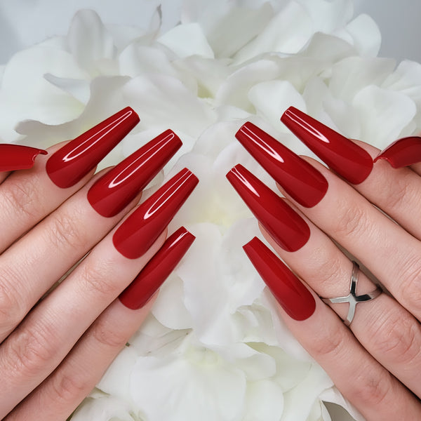 Passion XL Coffin Press-On Nails