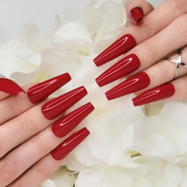Passion XL Coffin Press-On Nails