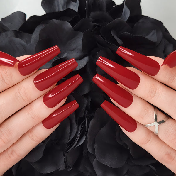 Passion XL Coffin Press-On Nails