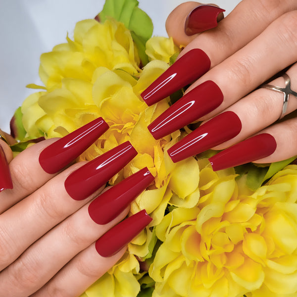 Passion XL Coffin Press-On Nails