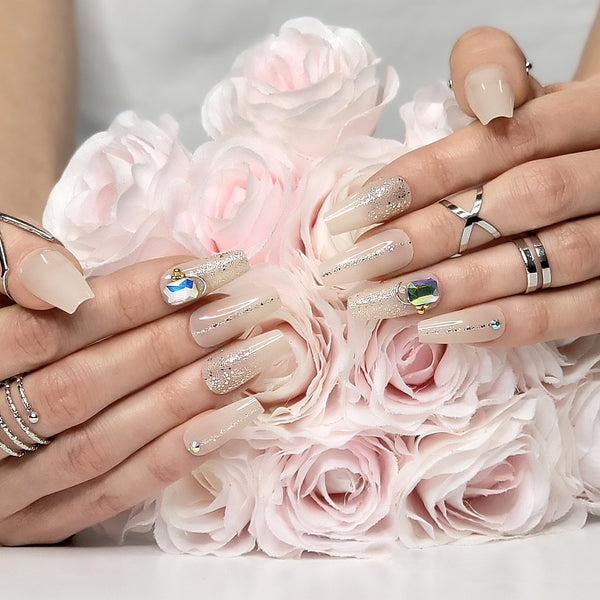 Jewels Coffin Press-On Nails