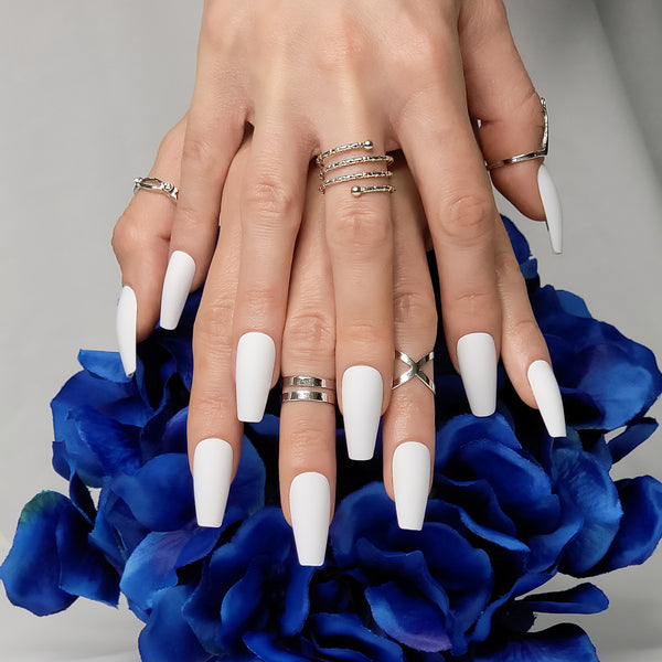 Santorini Coffin Press-On Nails