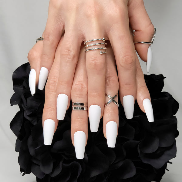 Santorini Coffin Press-On Nails