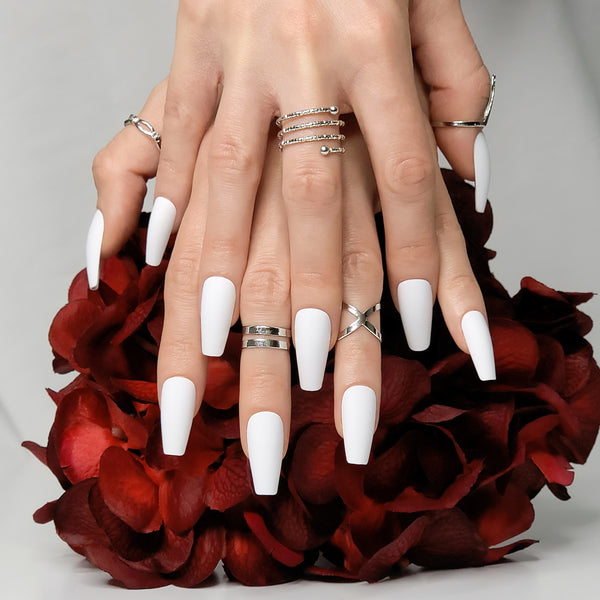 Santorini Coffin Press-On Nails