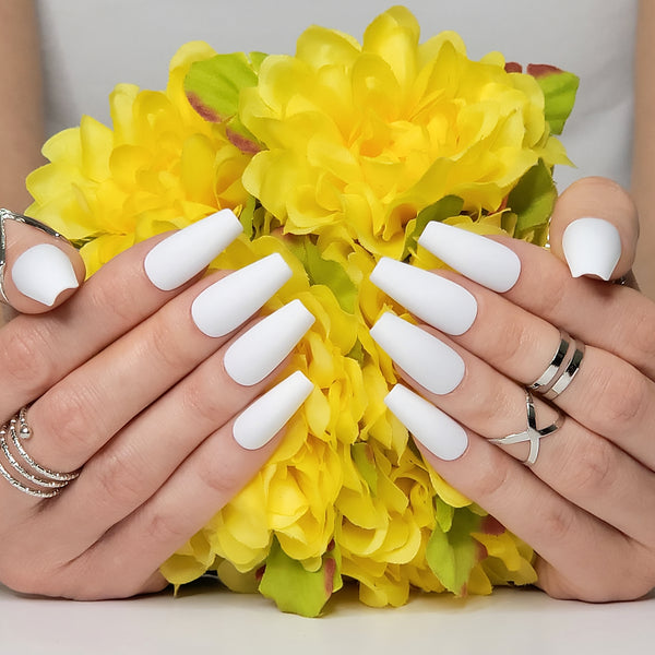 Santorini Coffin Press-On Nails