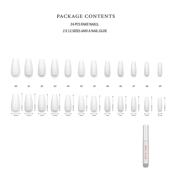 Santorini Coffin Press-On Nails